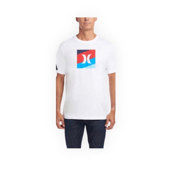 Hurley Men’s White T-shirt Size XXLARGE new - Picture 1 of 4